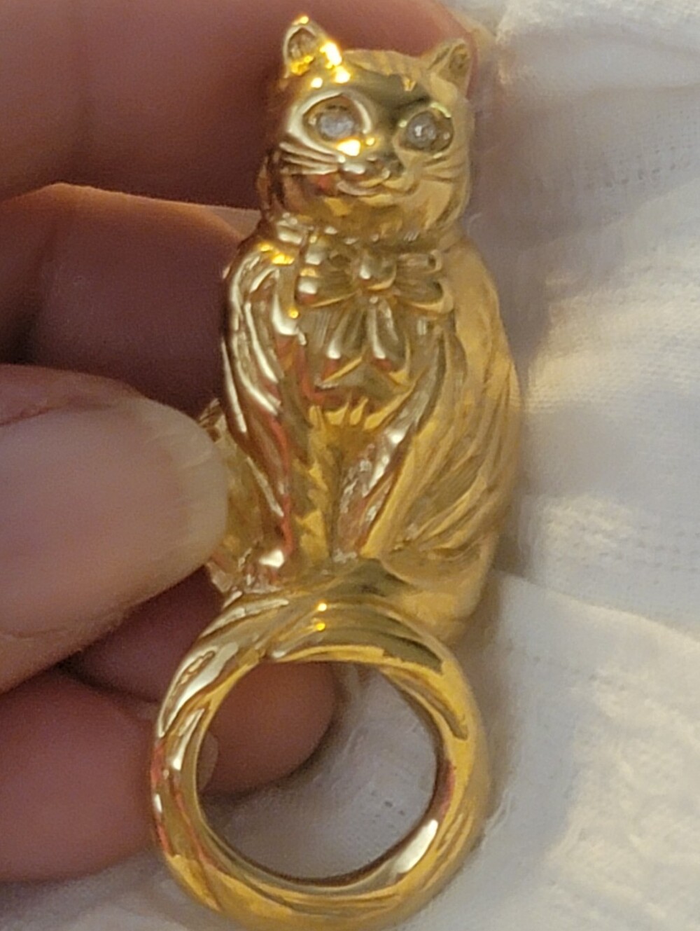 Vintage Cat Brooch